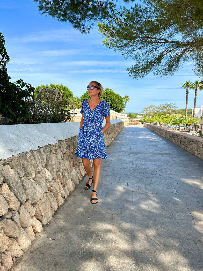 Robe CELIA bleu (disponible taille 0 et 3)