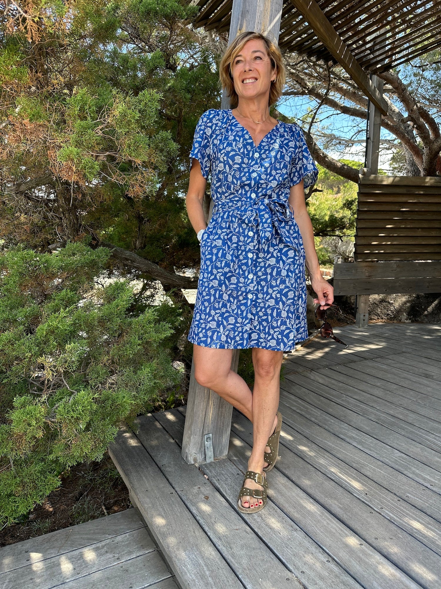 Robe CELIA bleu (disponible taille 0 et 3)