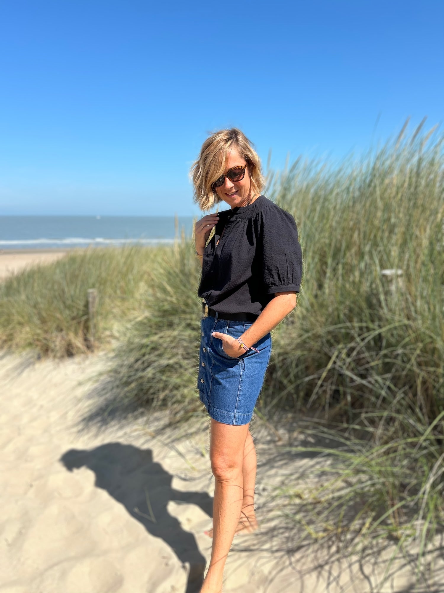 Blouse Ambrine noire (épuisée)