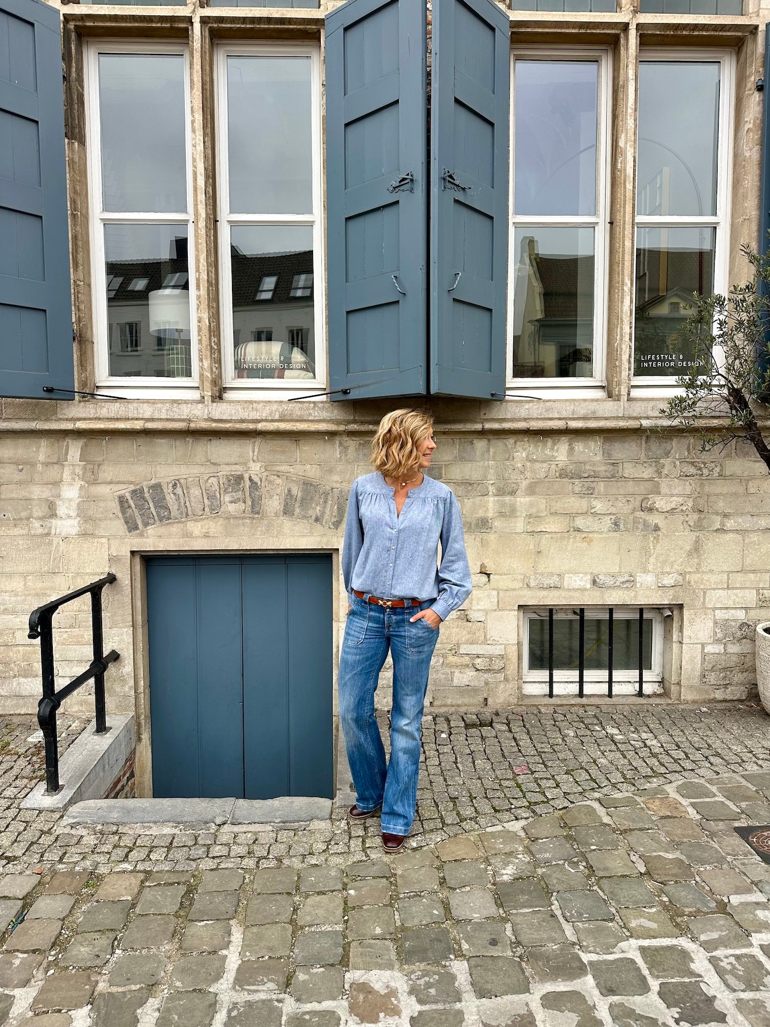 Blouse Ambrine bleu ciel (épuisée)