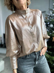 Blouse Constance dorée (disponible taille 0)