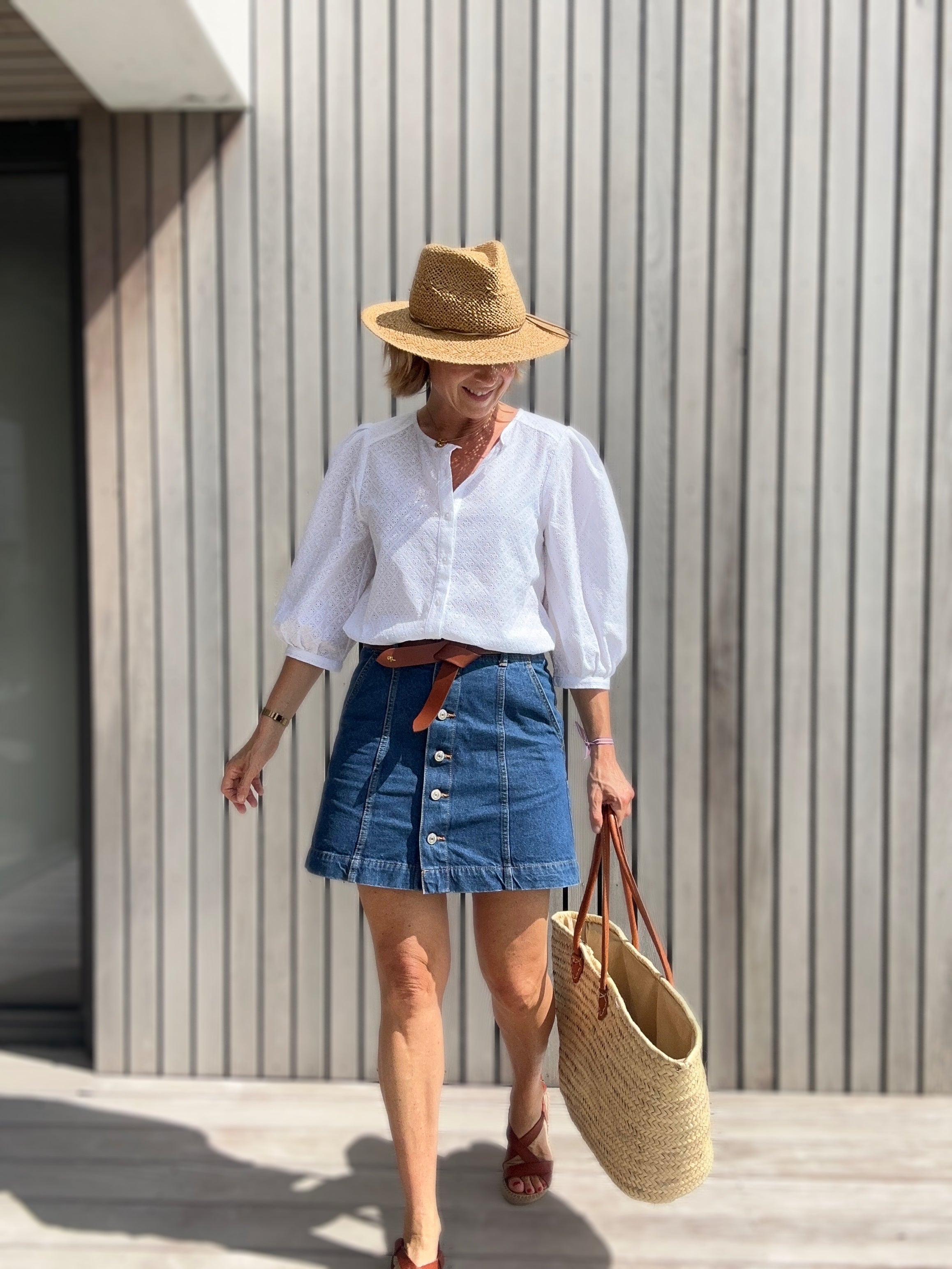 Blouse ELEN broderie anglaise blanche