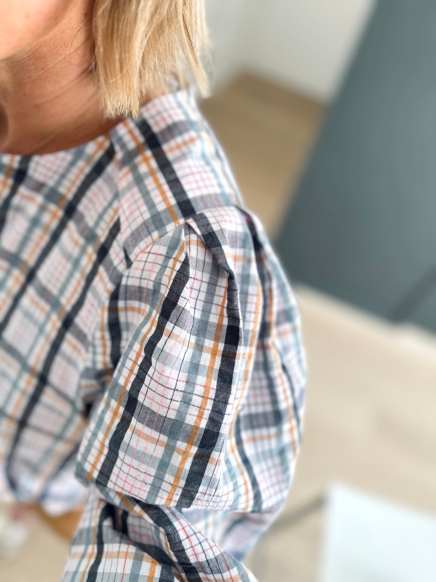 Blouse ELEN carreaux (disponible taille 3)