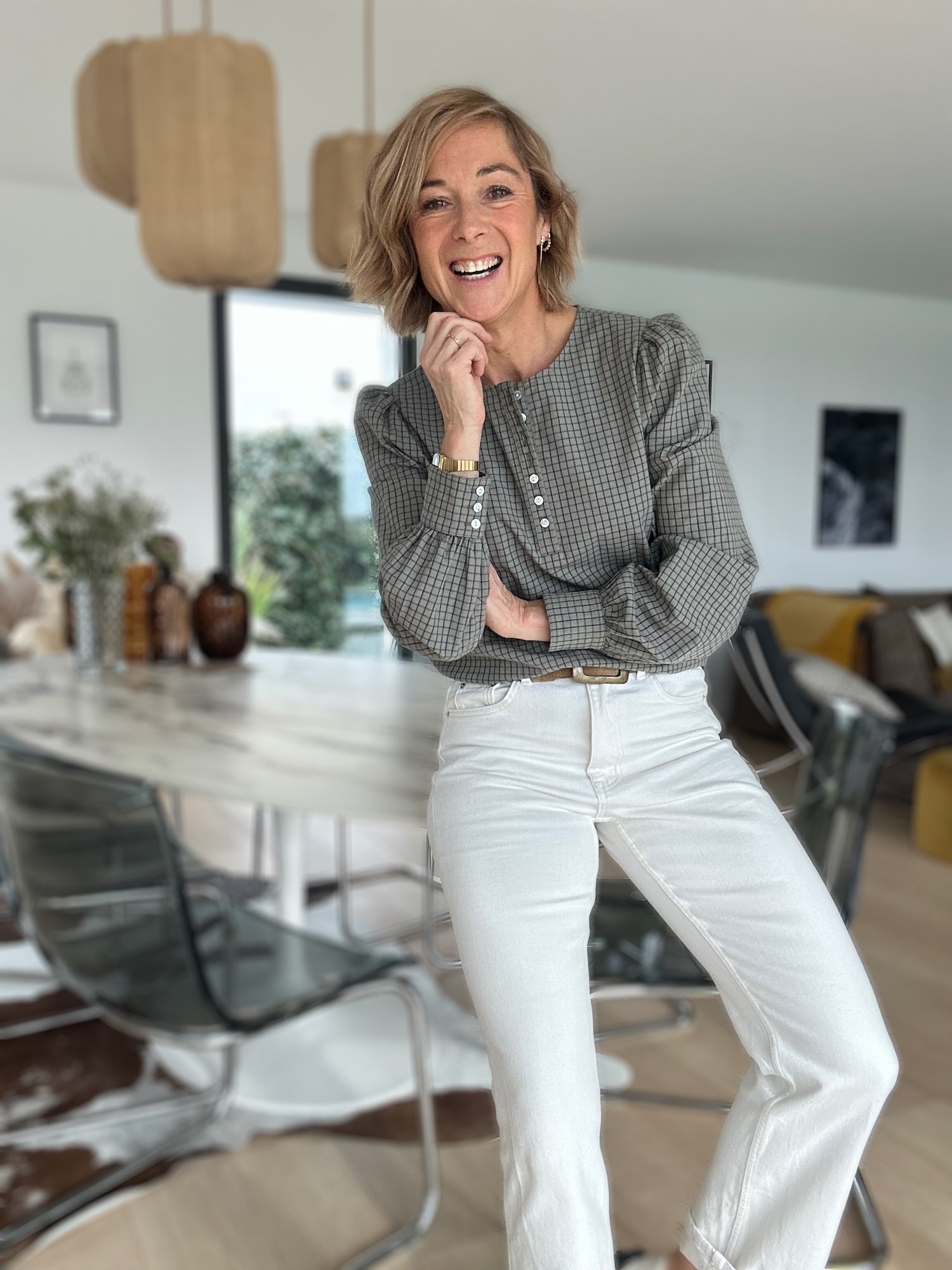 Blouse Lior kaki (épuisée)