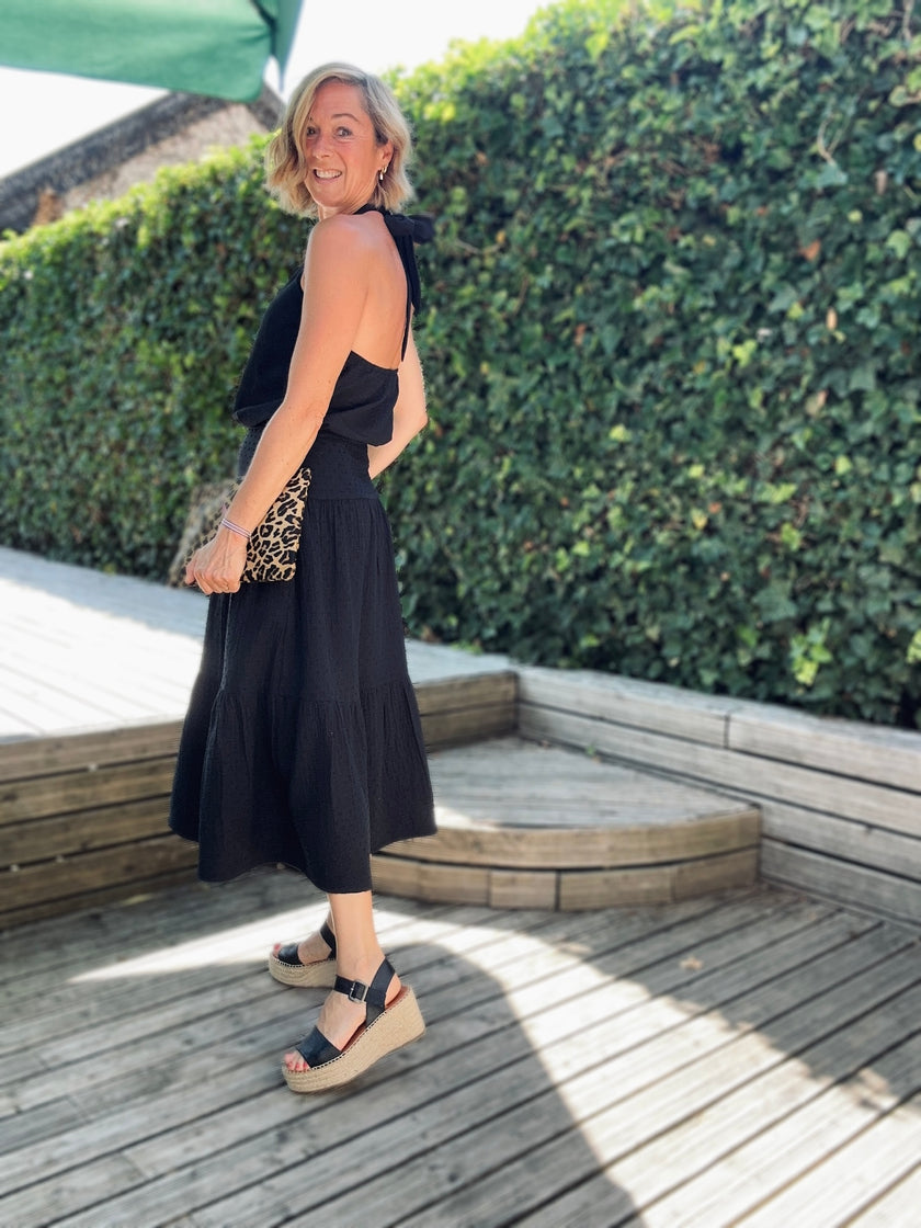 Top dos nu ROMY noir