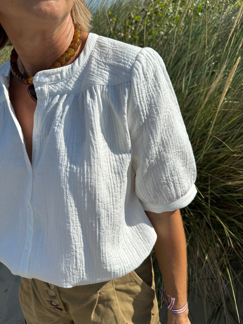 Blouse Ambrine blanc cassé (épuisée)