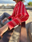 Blouse Constance rayures rouges