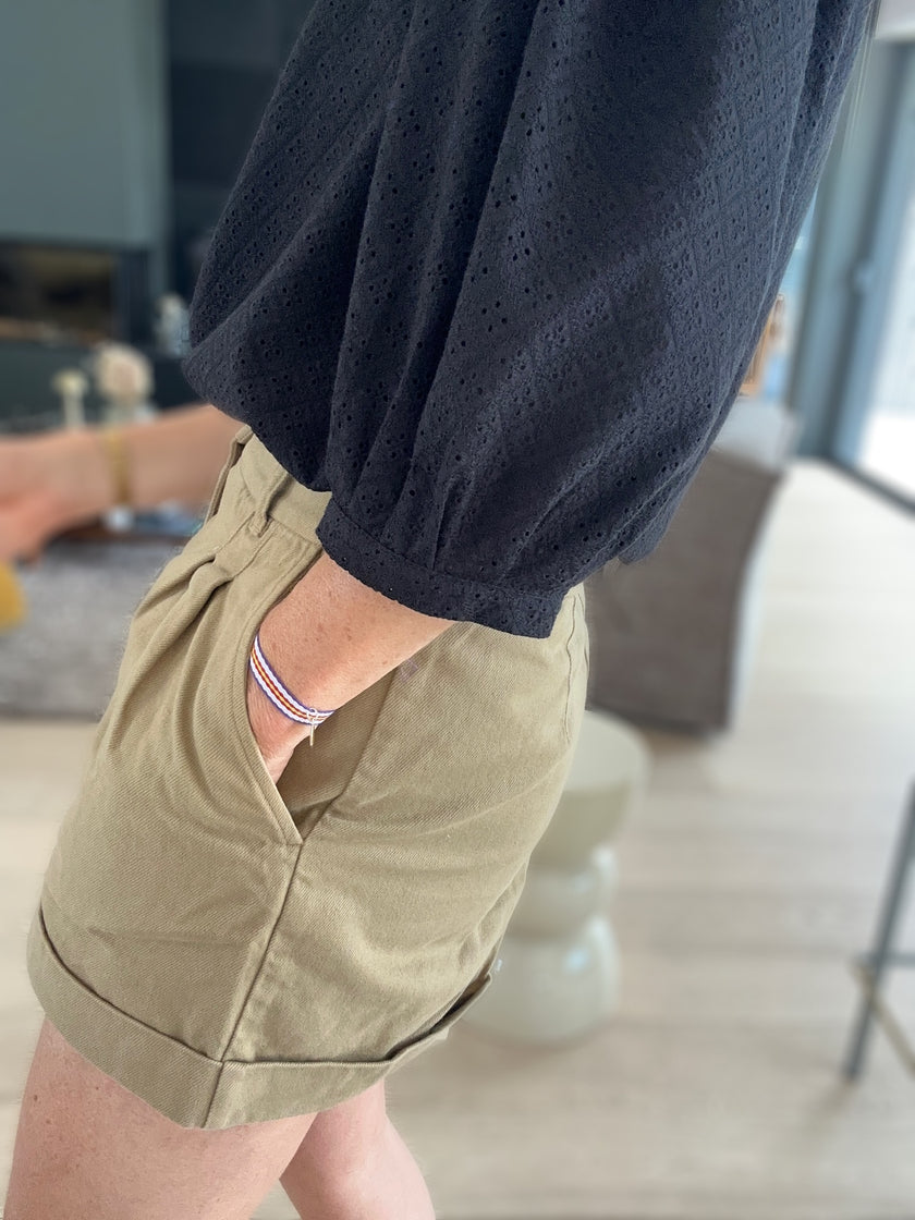 Blouse ELEN broderie anglaise noire (épuisée)