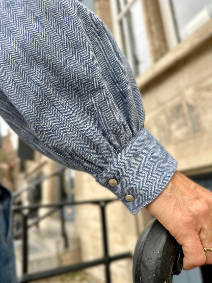 Blouse Ambrine bleu ciel (épuisée)