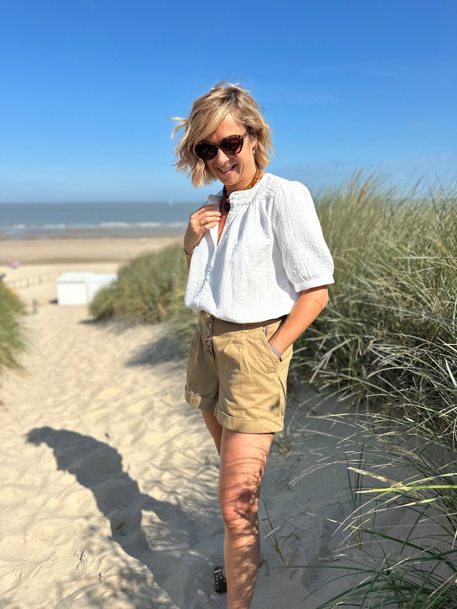 Blouse Ambrine blanc cassé (épuisée)