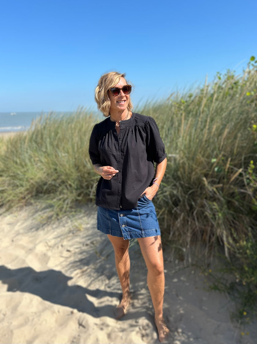 Blouse Ambrine noire (épuisée)