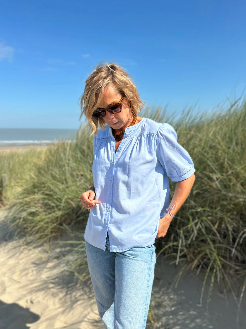 Blouse Ambrine bleu ciel (épuisée)