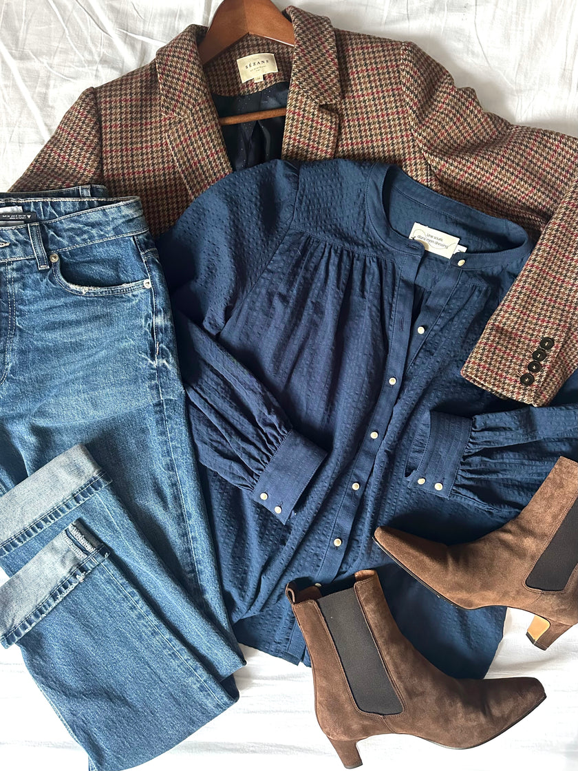 Blouse Ambrine marine