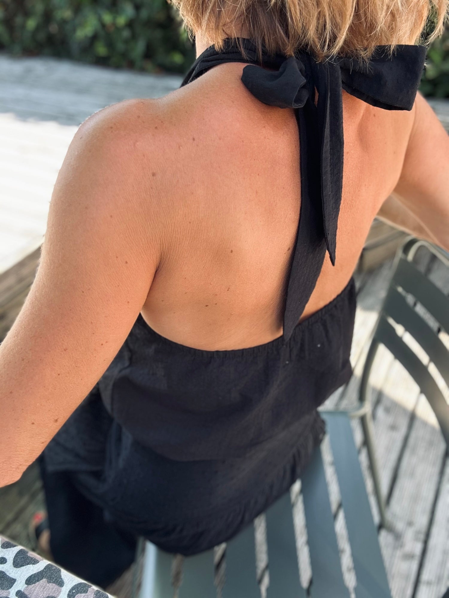 Top dos nu ROMY noir