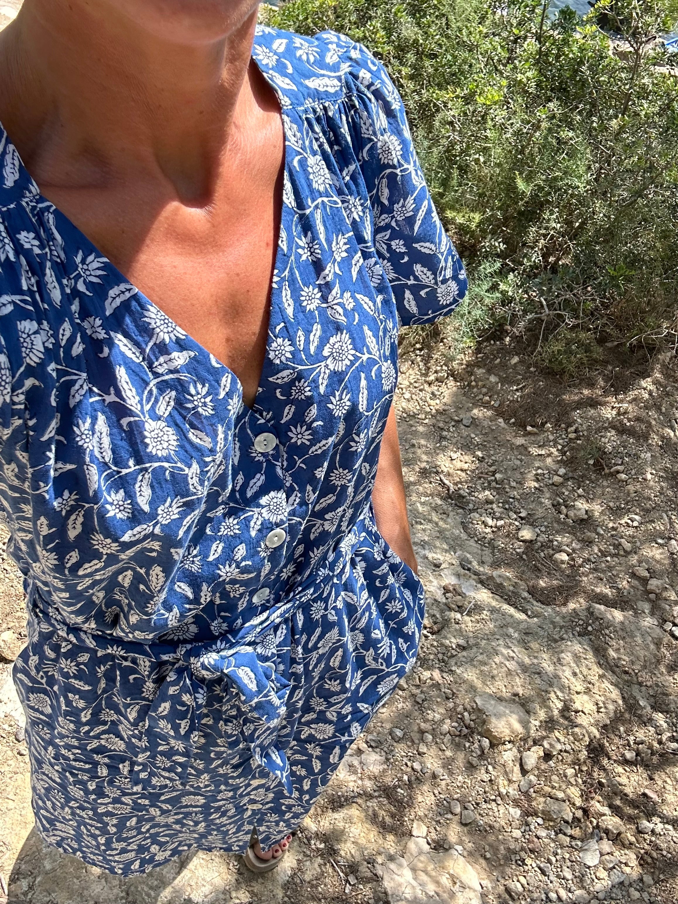 Robe CELIA bleu (disponible taille 0 et 3)