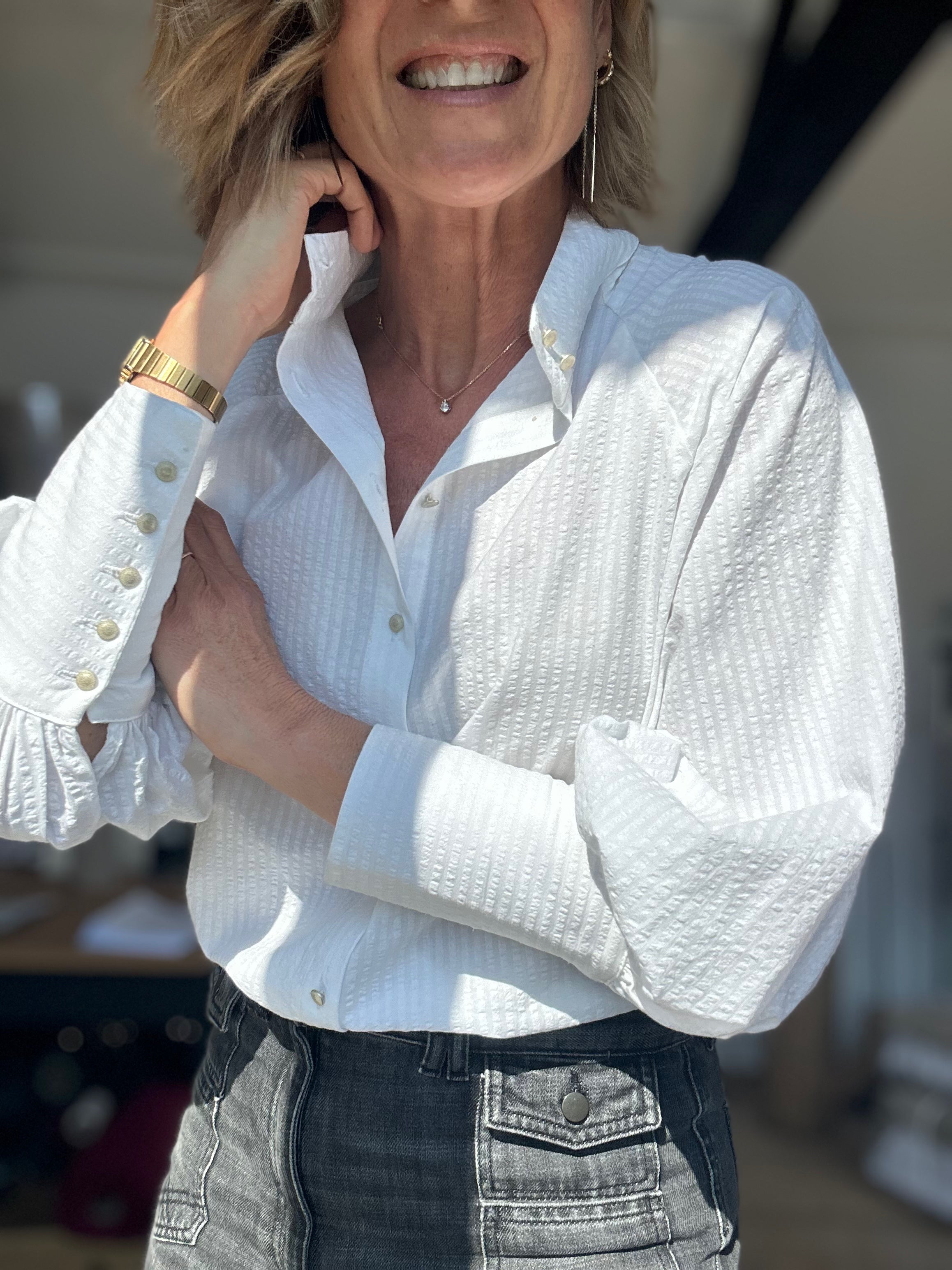 Blouse Constance blanc (épuisé)