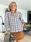 Blouse ELEN carreaux (disponible taille 3)