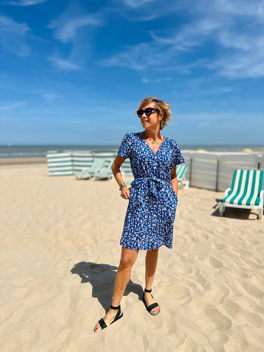 Robe CELIA bleu (disponible taille 0 et 3)