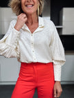 Blouse Constance jacquard écru