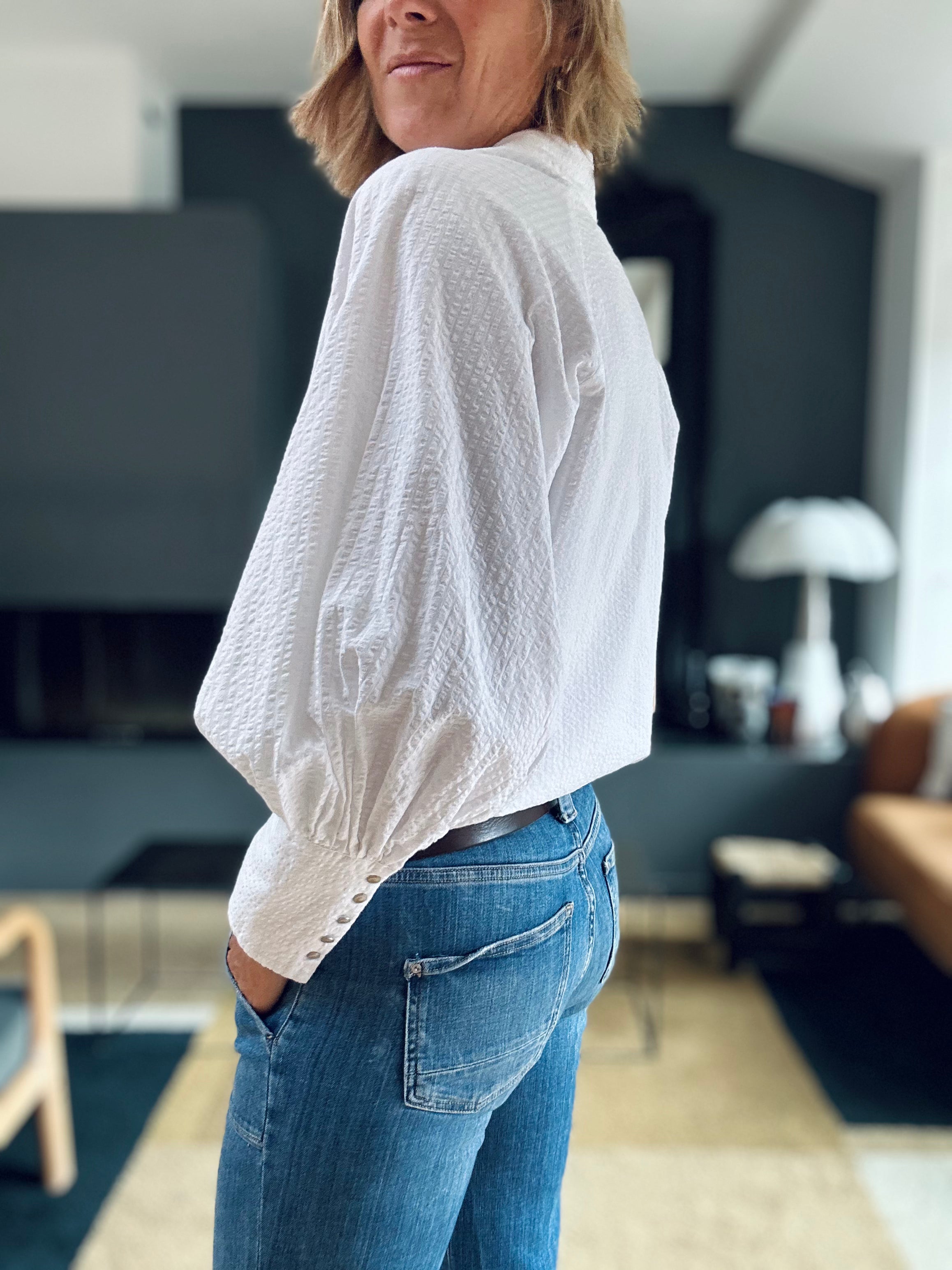 Blouse Constance blanc (épuisé)