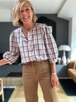 Blouse ELEN carreaux (disponible taille 3)