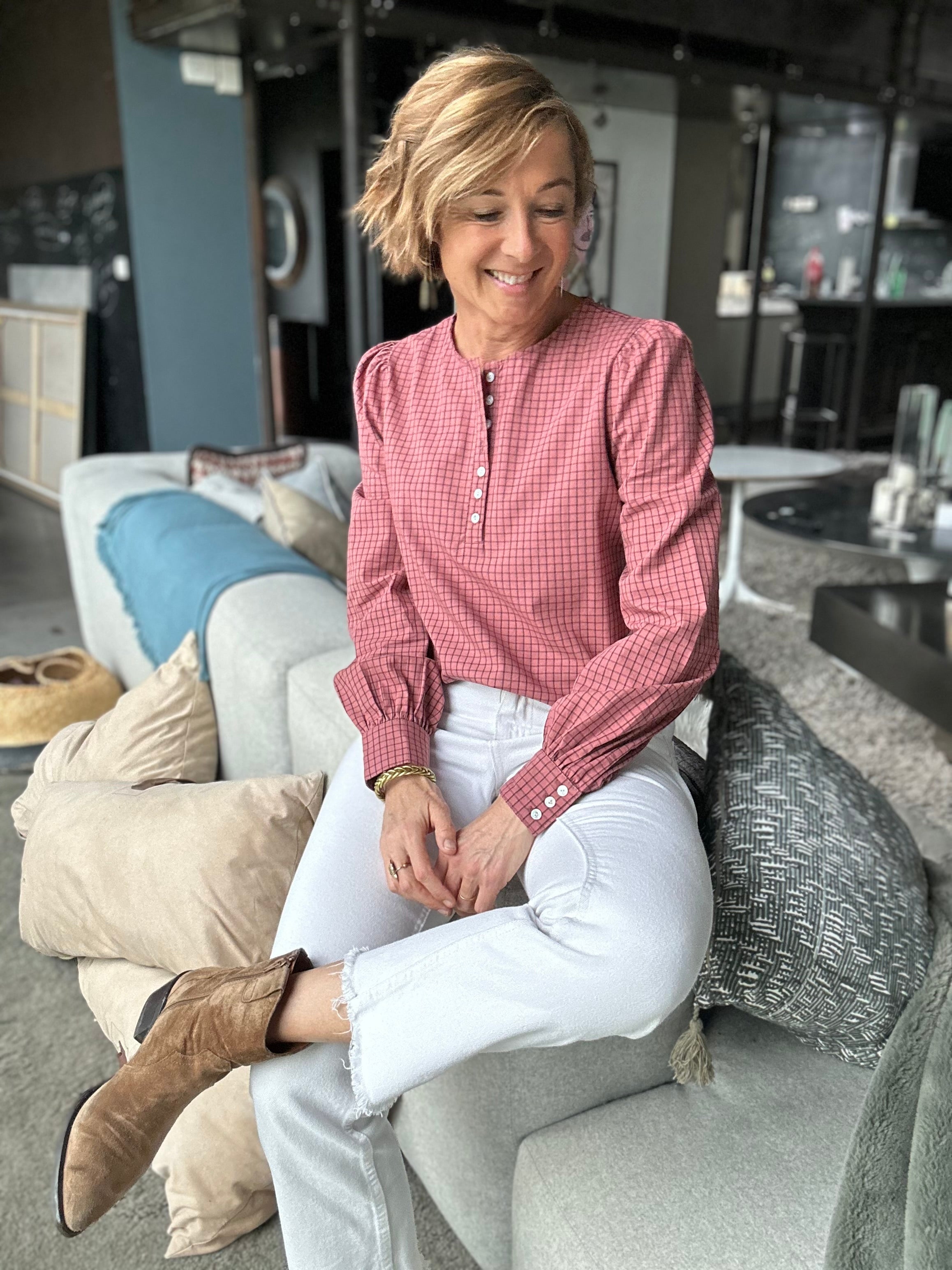 Blouse Lior blush (épuisée)