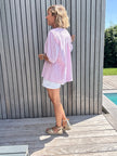 Blouse Ambrine rayures roses (disponible taille 2)