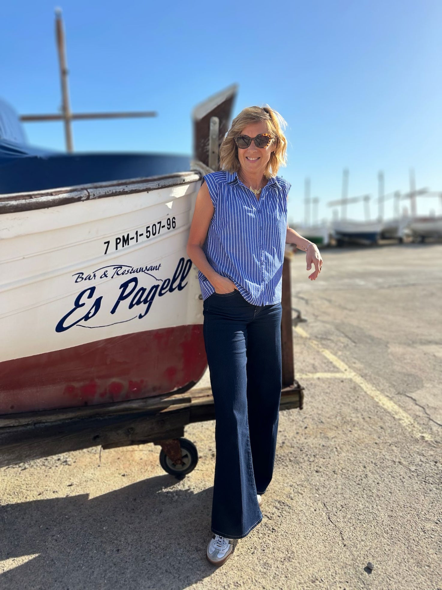 Blouse Soline rayures bleues (épuisée)