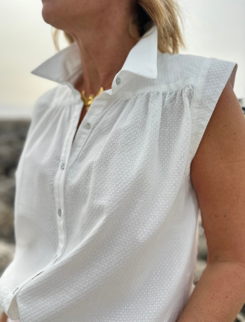Blouse Soline blanc cassé (disponible taille 3 et 4)
