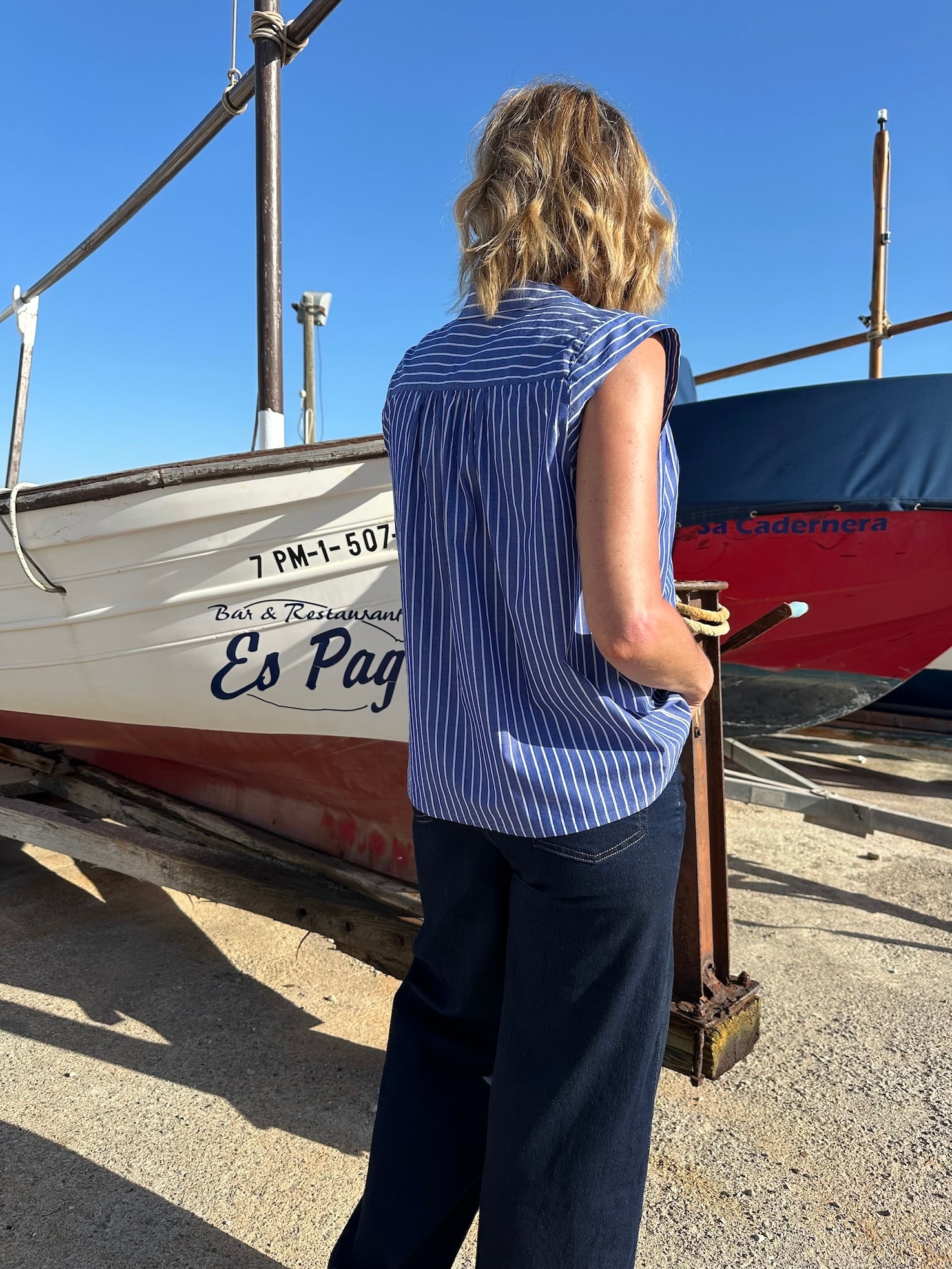Blouse Soline rayures bleues (épuisée)
