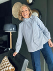 Blouse Augustine rayures marine