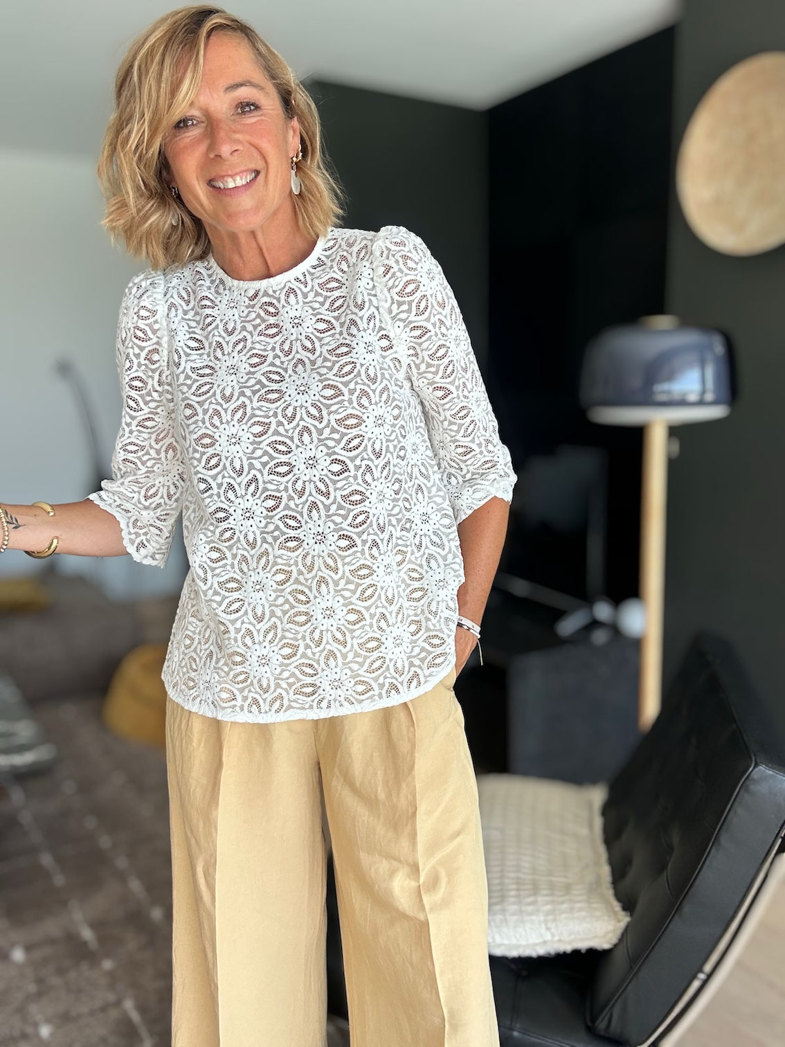 Blouse Ornella ivoire (disponible taille 0)