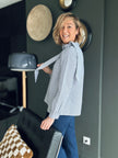 Blouse Augustine rayures marine