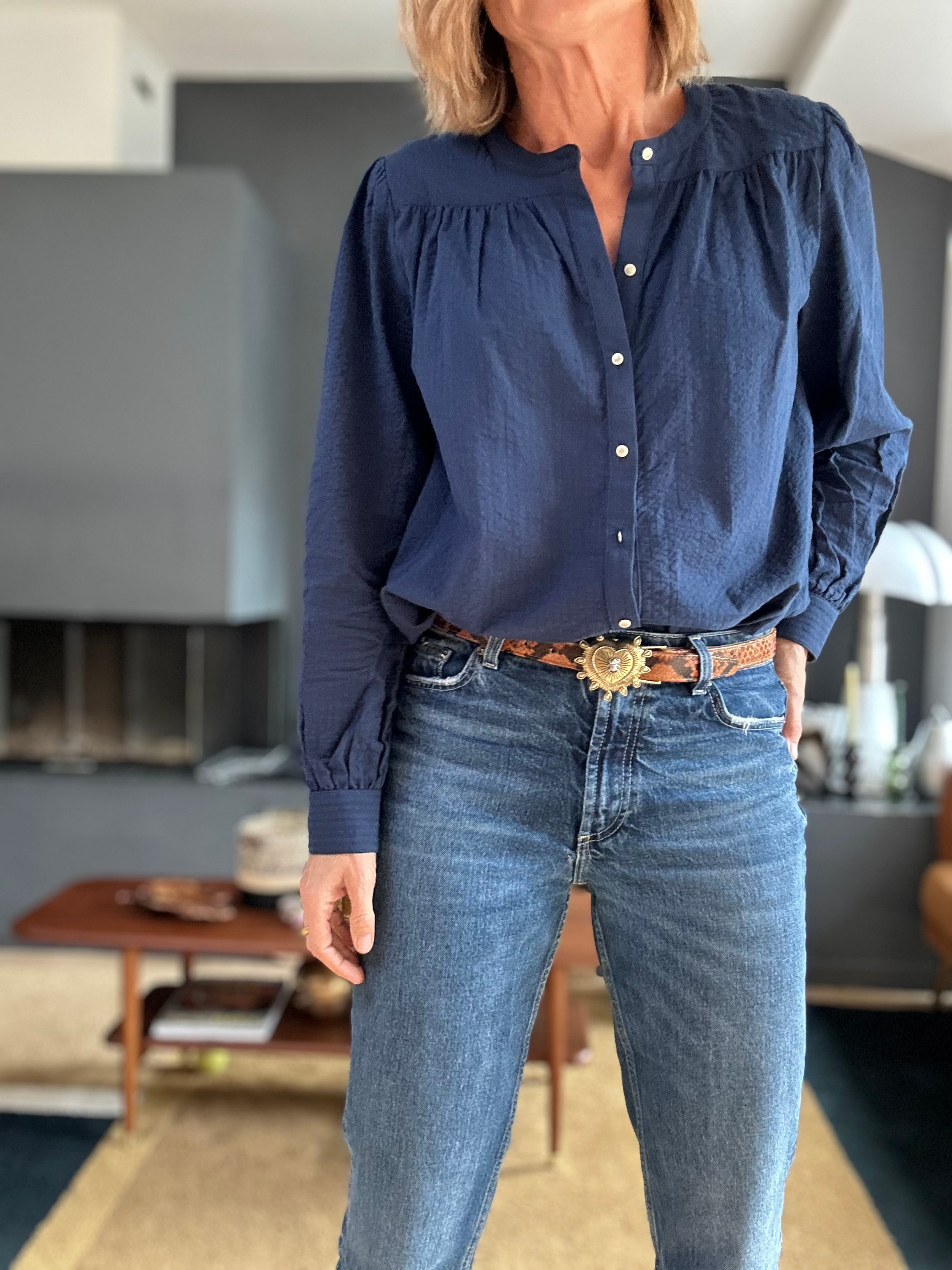 Blouse Ambrine marine