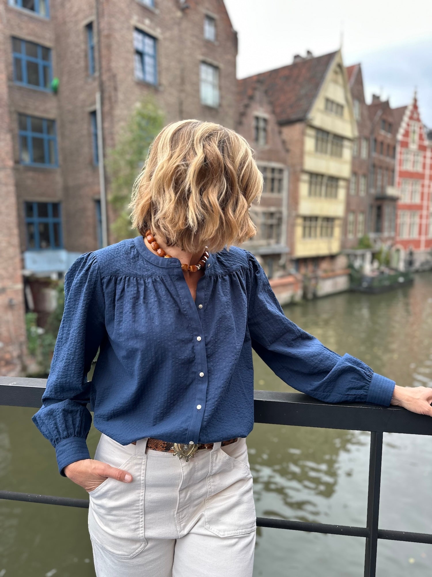 Blouse Ambrine marine