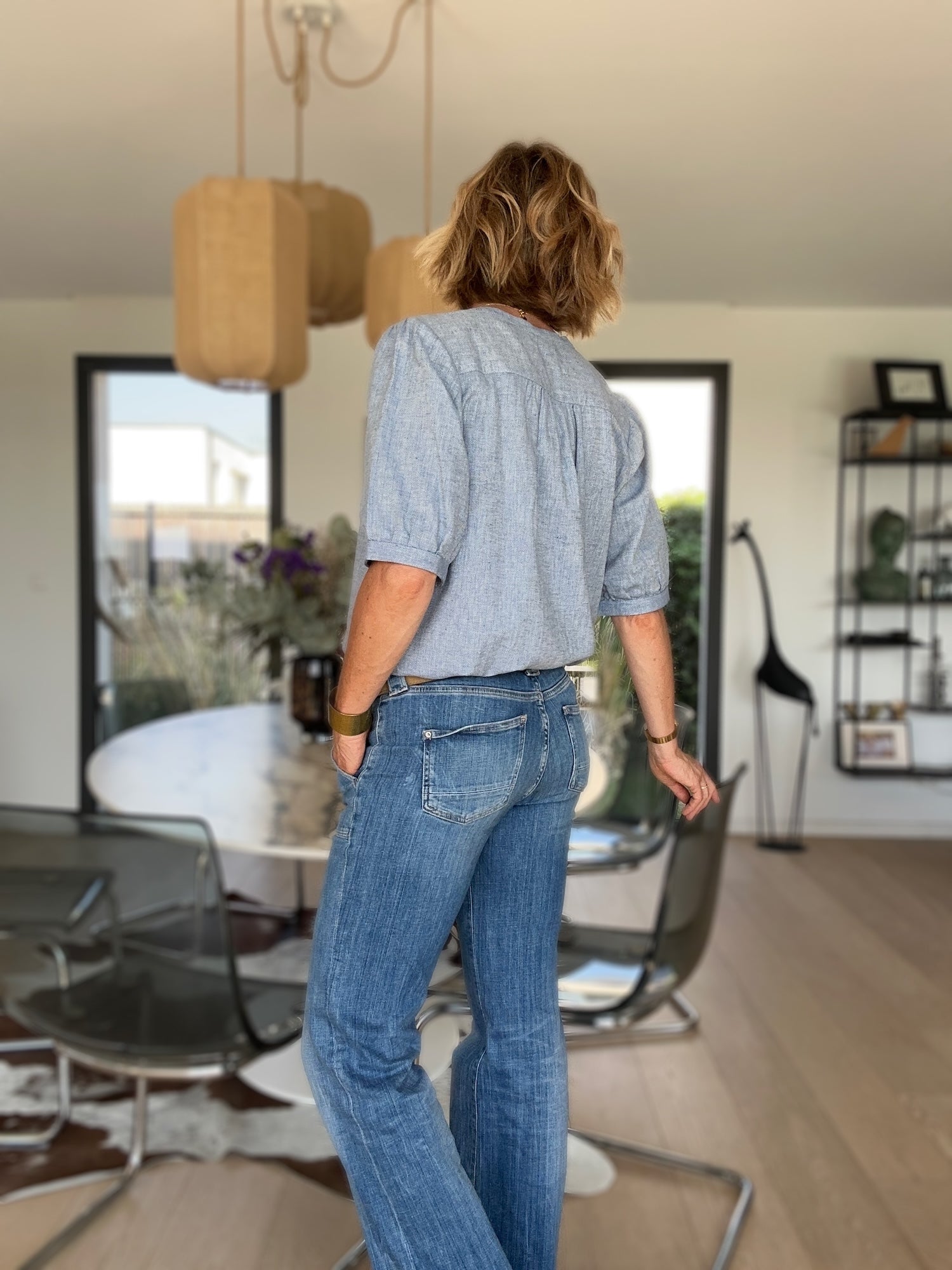 Blouse Ambrine bleu ciel (épuisée)