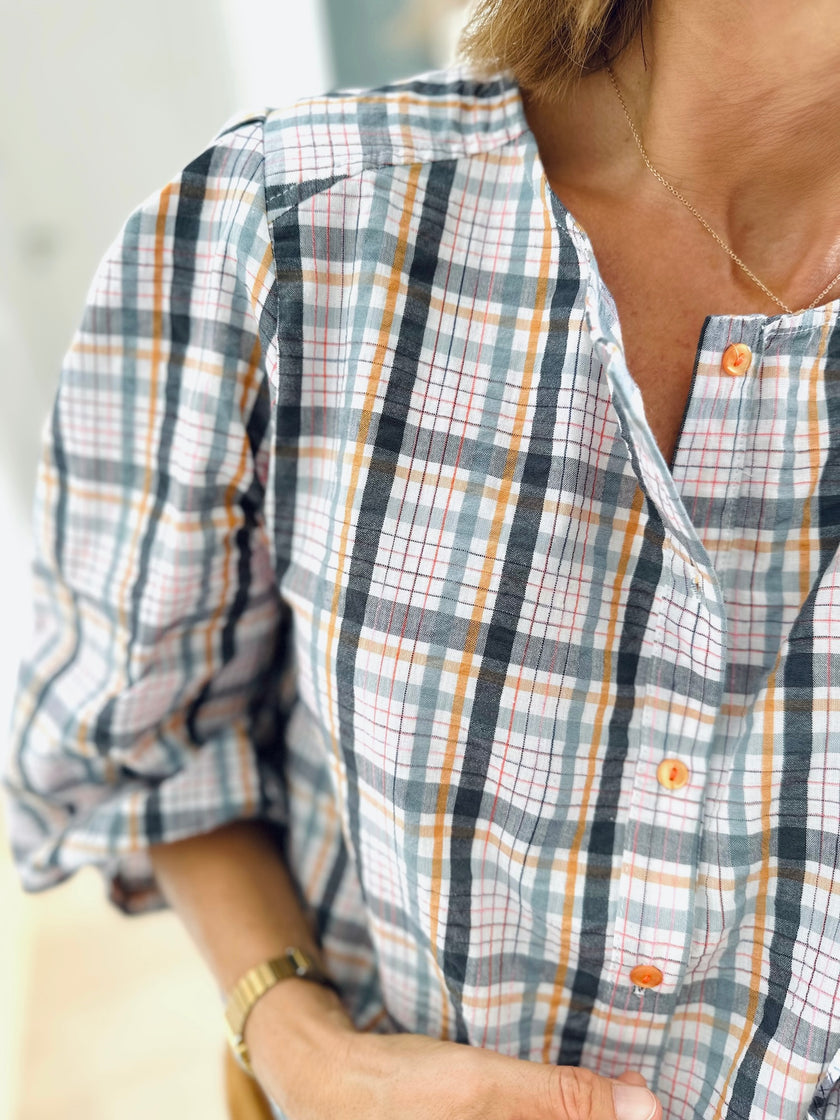 Blouse ELEN carreaux (disponible taille 3)
