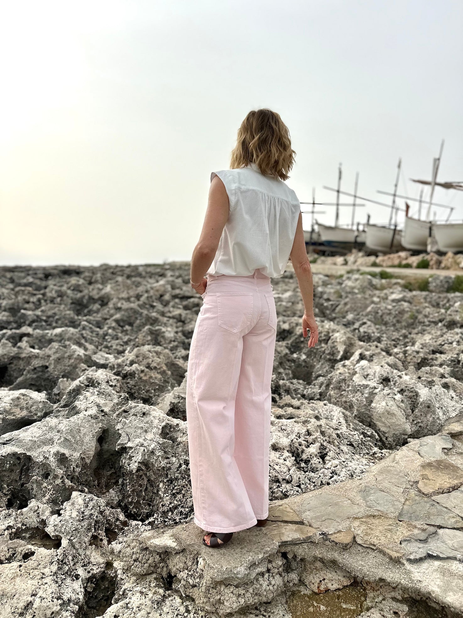 Blouse Soline blanc cassé (disponible taille 3 et 4)