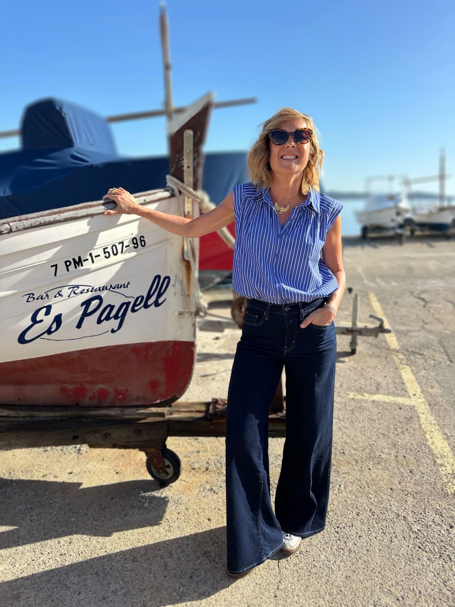 Blouse Soline rayures bleues (épuisée)