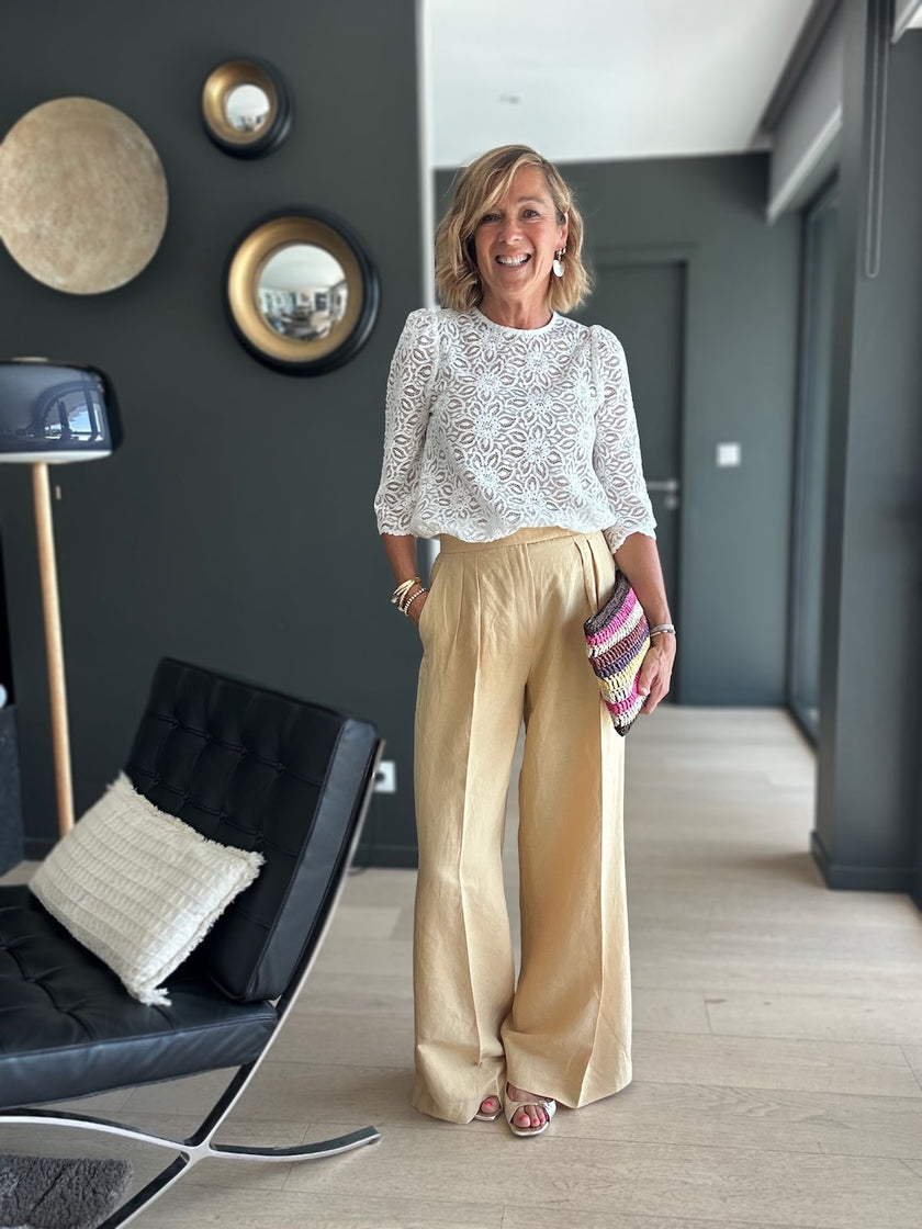 Blouse Ornella ivoire (disponible taille 0)