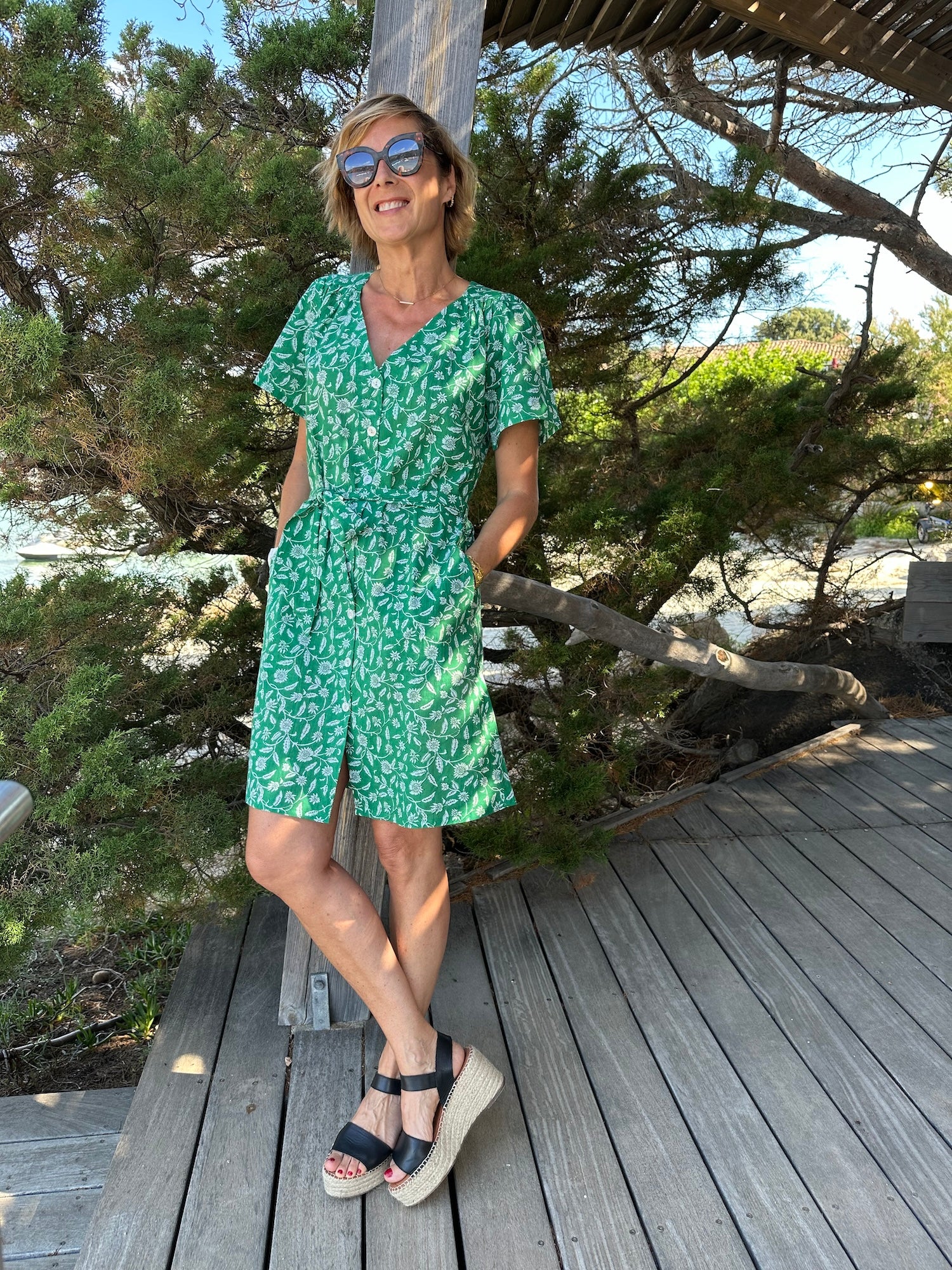 Robe CELIA vert