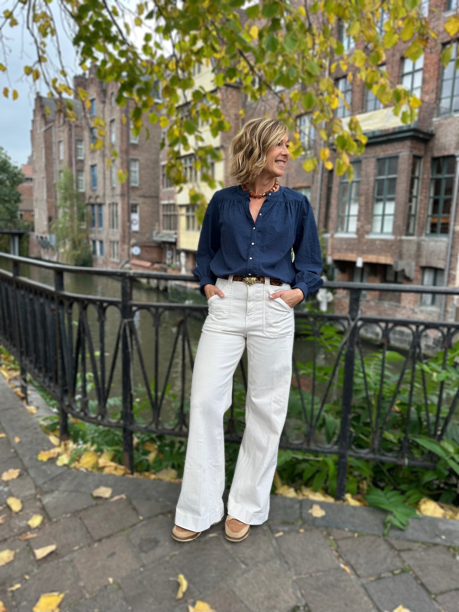 Blouse Ambrine marine