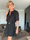 Blouse Ambrine broderie anglaise noire (épuisée)