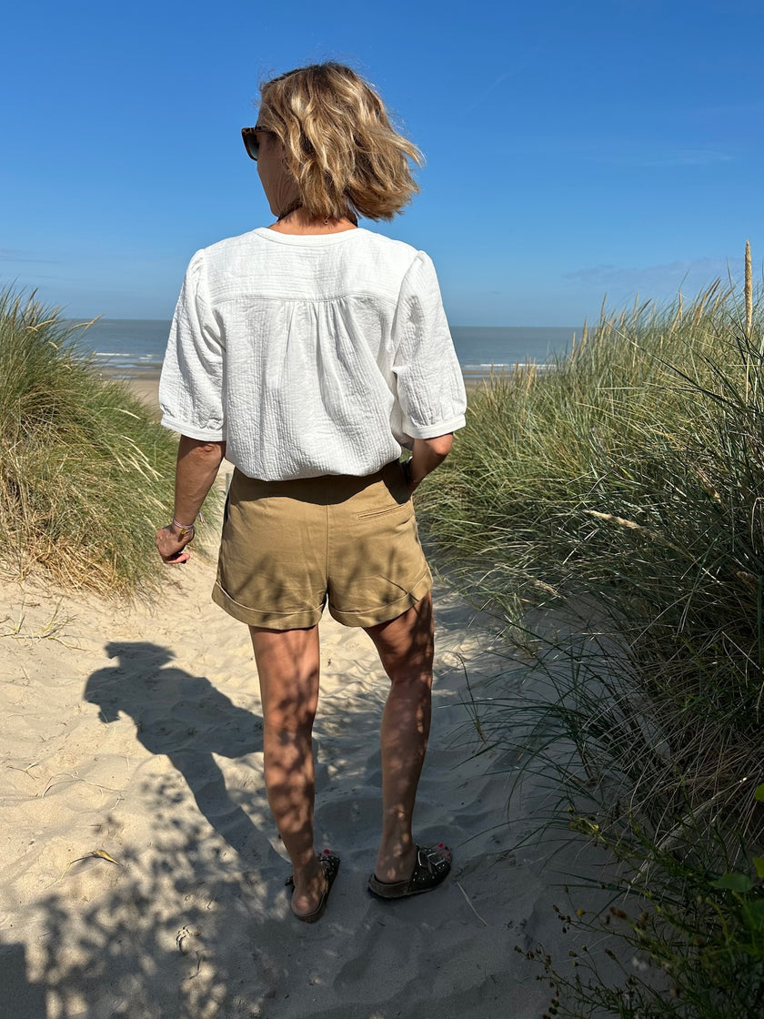 Blouse Ambrine blanc cassé (épuisée)