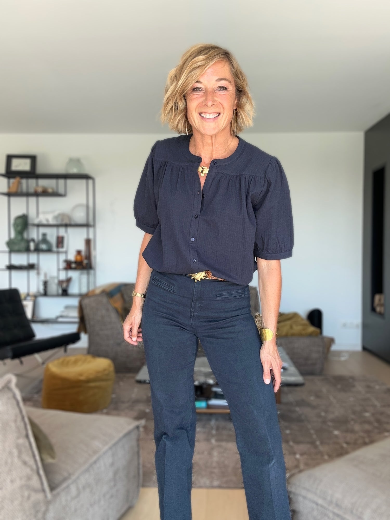 Blouse Ambrine marine