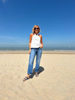 Top dos nu ROMY blanc cassé (disponible taille 0, 3 et 4)