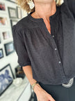 Blouse Ambrine broderie anglaise noire (épuisée)