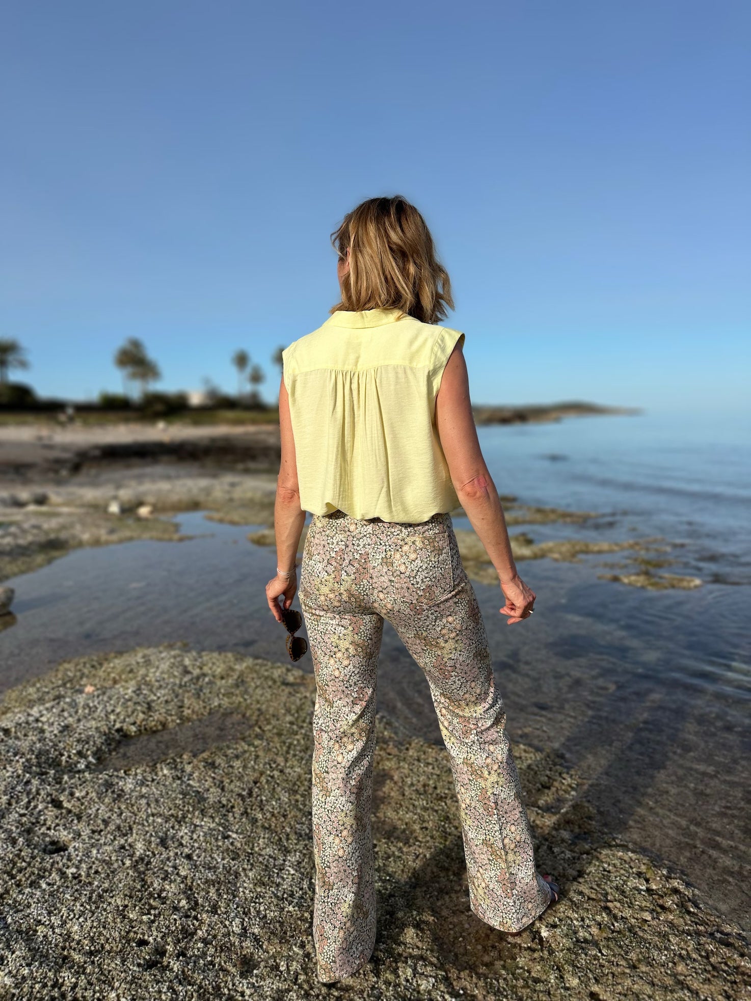 Blouse Soline jaune beurre