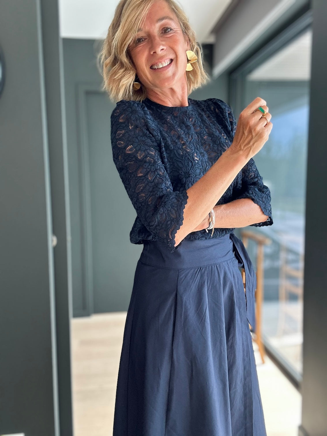 Blouse Ornella marine