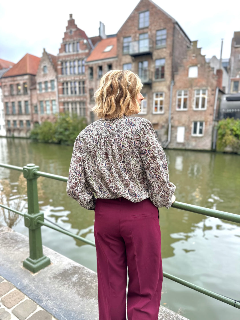 Blouse Ambrine imprimé cachemire